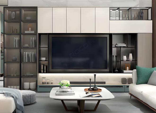 木工电视柜最新款式，科技与生活的完美融合艺术品，多样款式展示