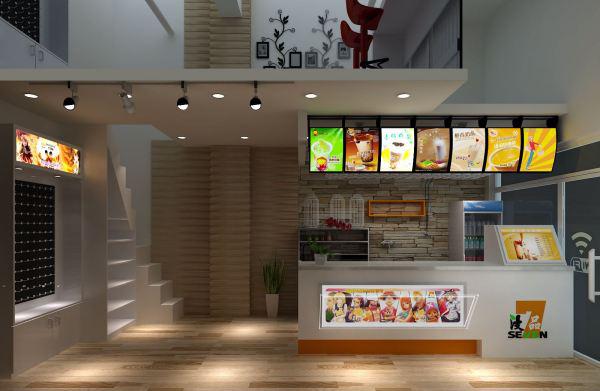 时尚与实用并重，最新奶茶装修设计图亮相！