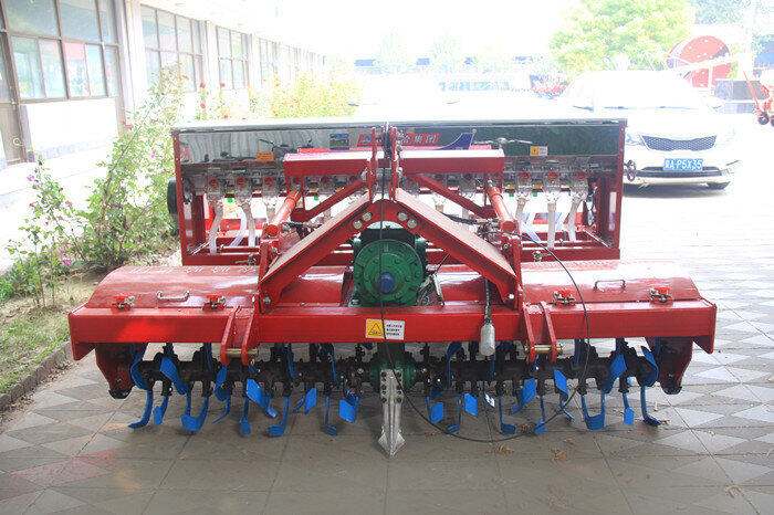 最新小麦旋耕播种机,田间冒险之旅启动