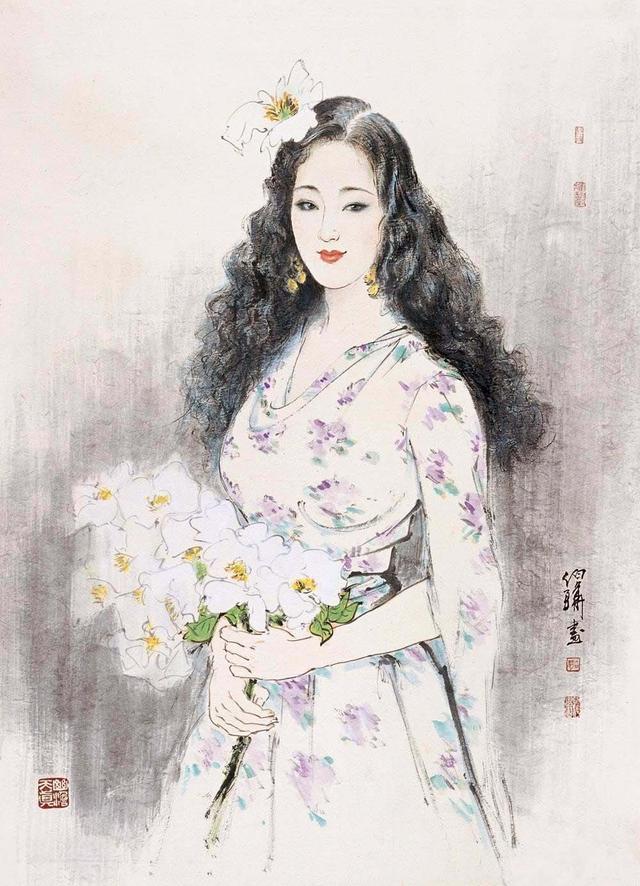 最新的女人物画,最新的女人物画，当代艺术中的璀璨瑰宝