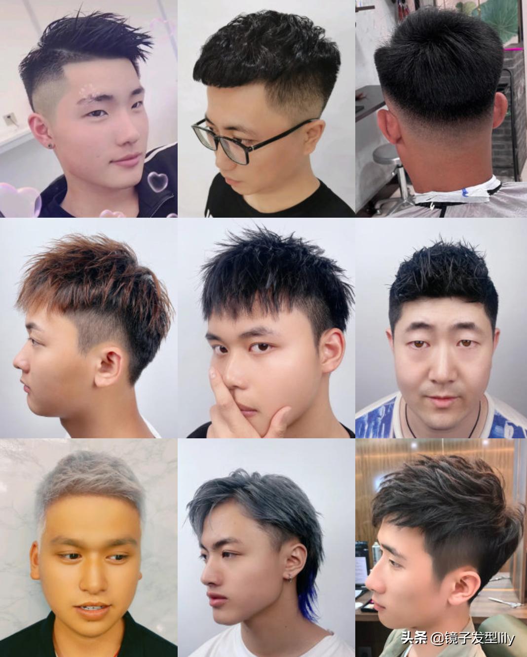 最新时尚潮流发型设计灵感,男士发型图集