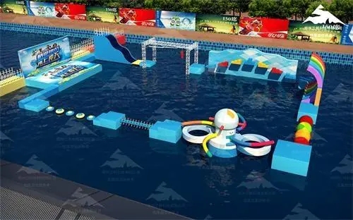 水上比赛游戏,小巷中的水上乐园探险之旅